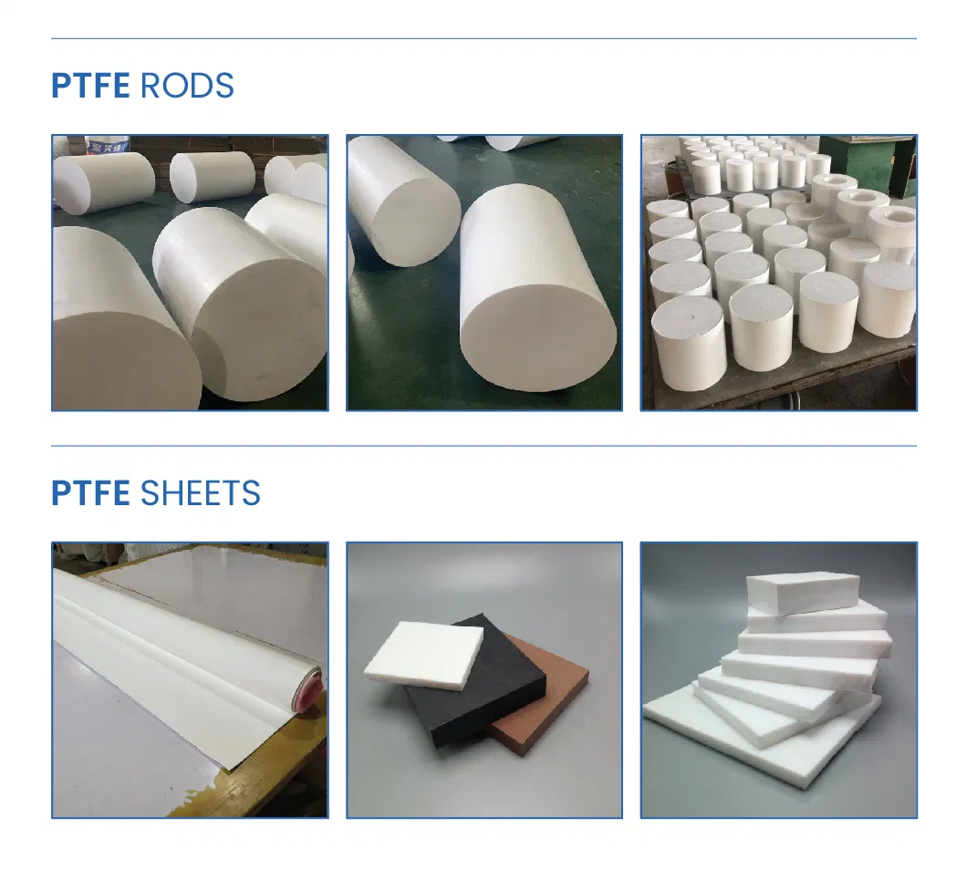 Plastics PTFE Tube for PTFE Bushing PTFE Flexible Hose Teflon Tubes for PTFE Flate Gasket PTFE Pipes for Teflon Rings